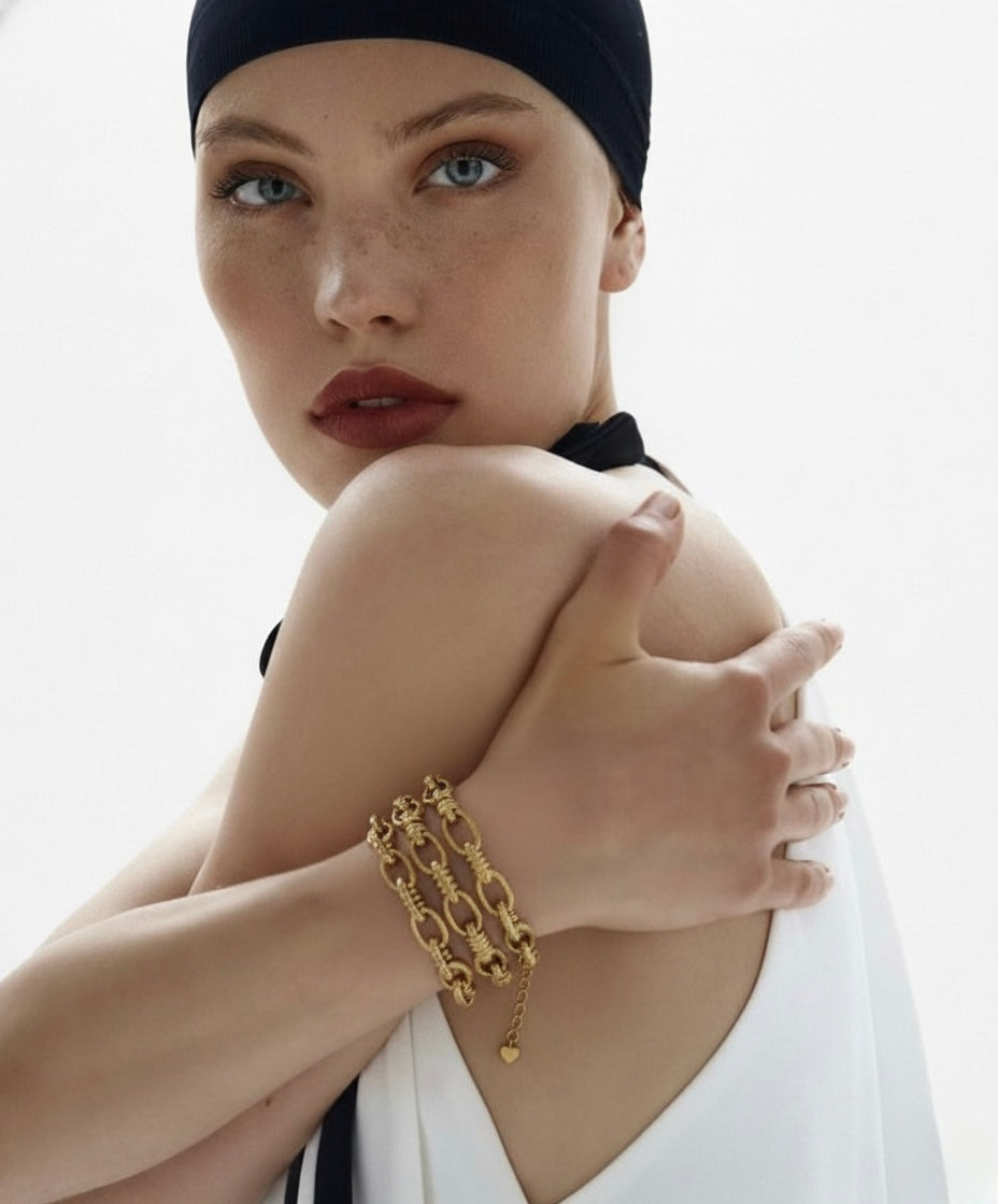 Chunky Gold Bracelet