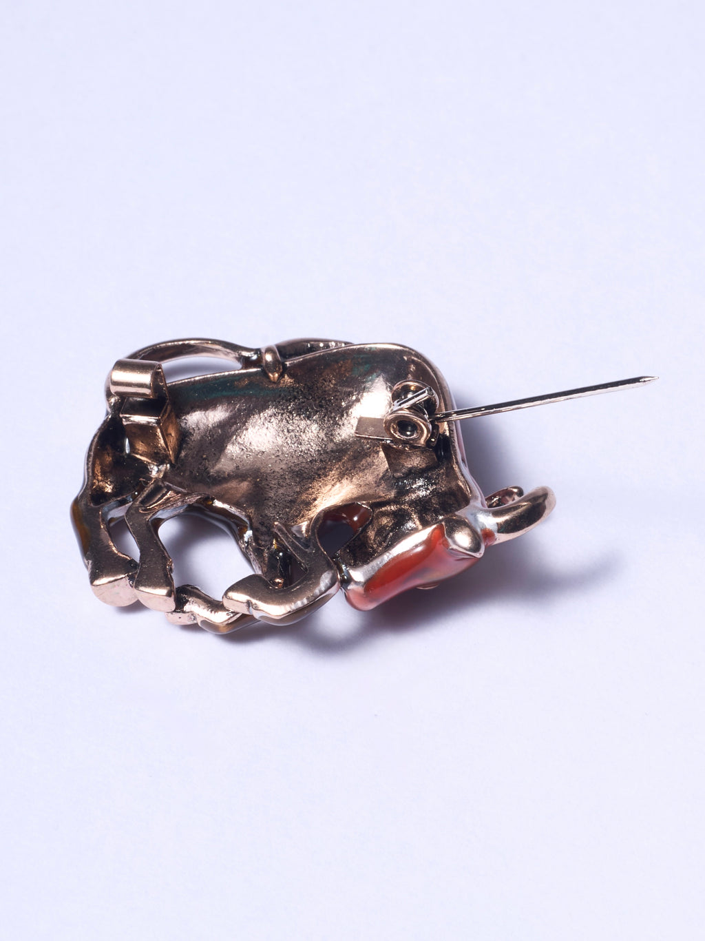 Fierce Bull Statement Brooch