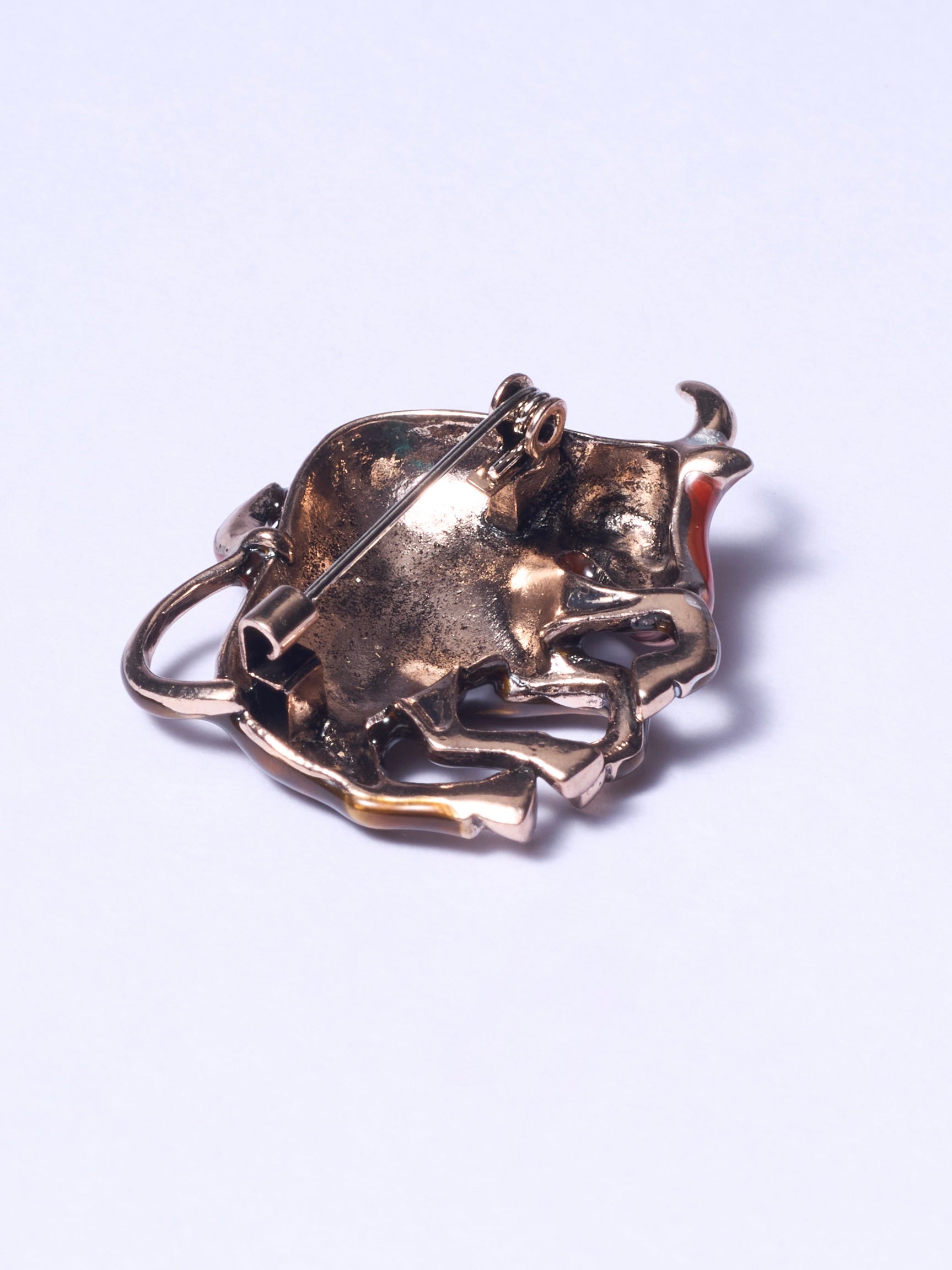 Fierce Bull Statement Brooch