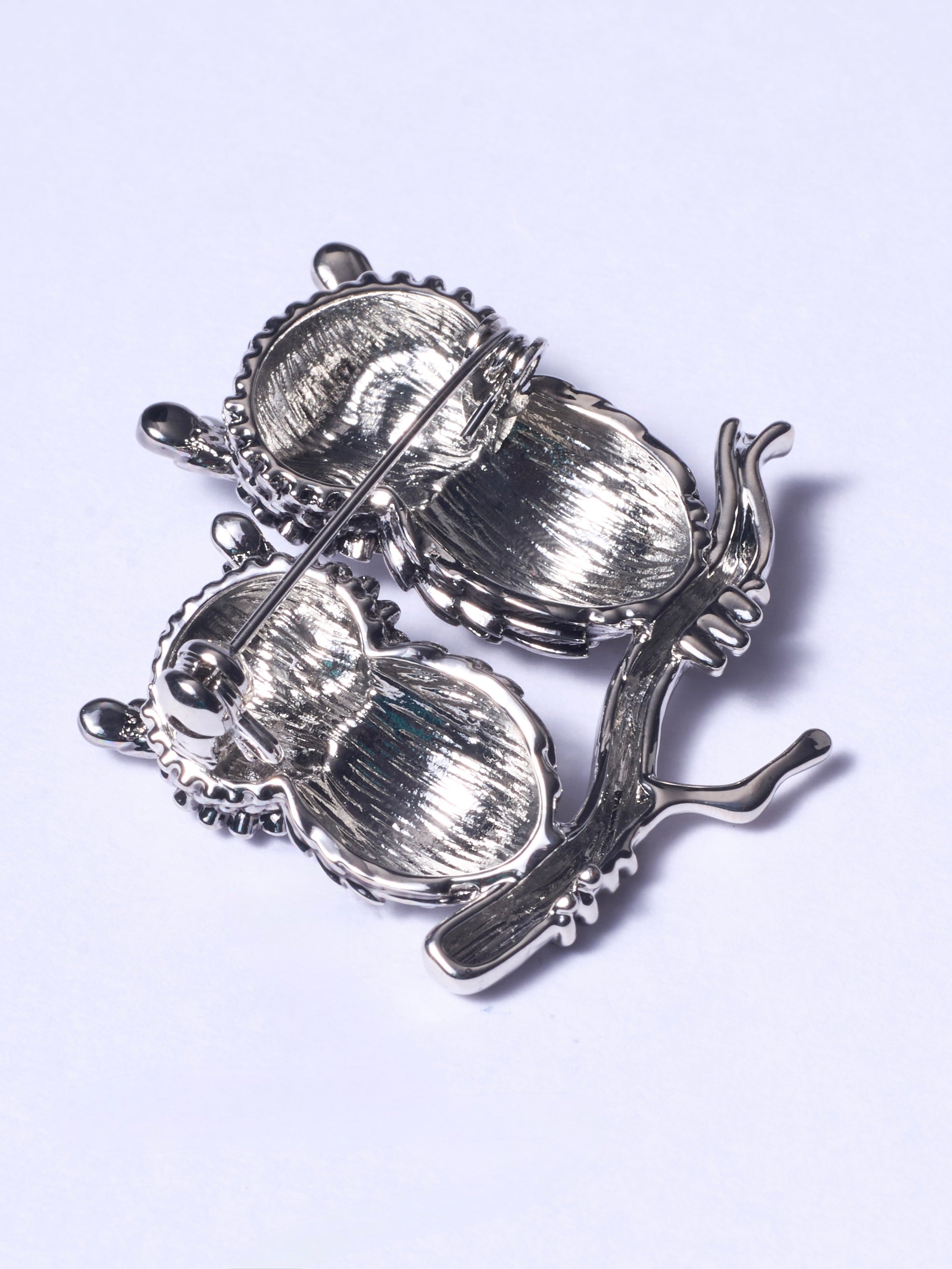 Duo Owl Brooch