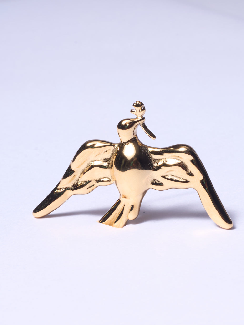 Golden Bird Statement Brooch