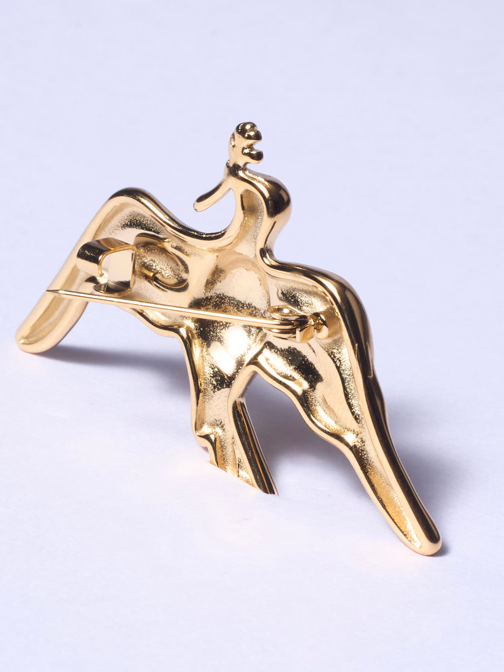 Golden Bird Statement Brooch