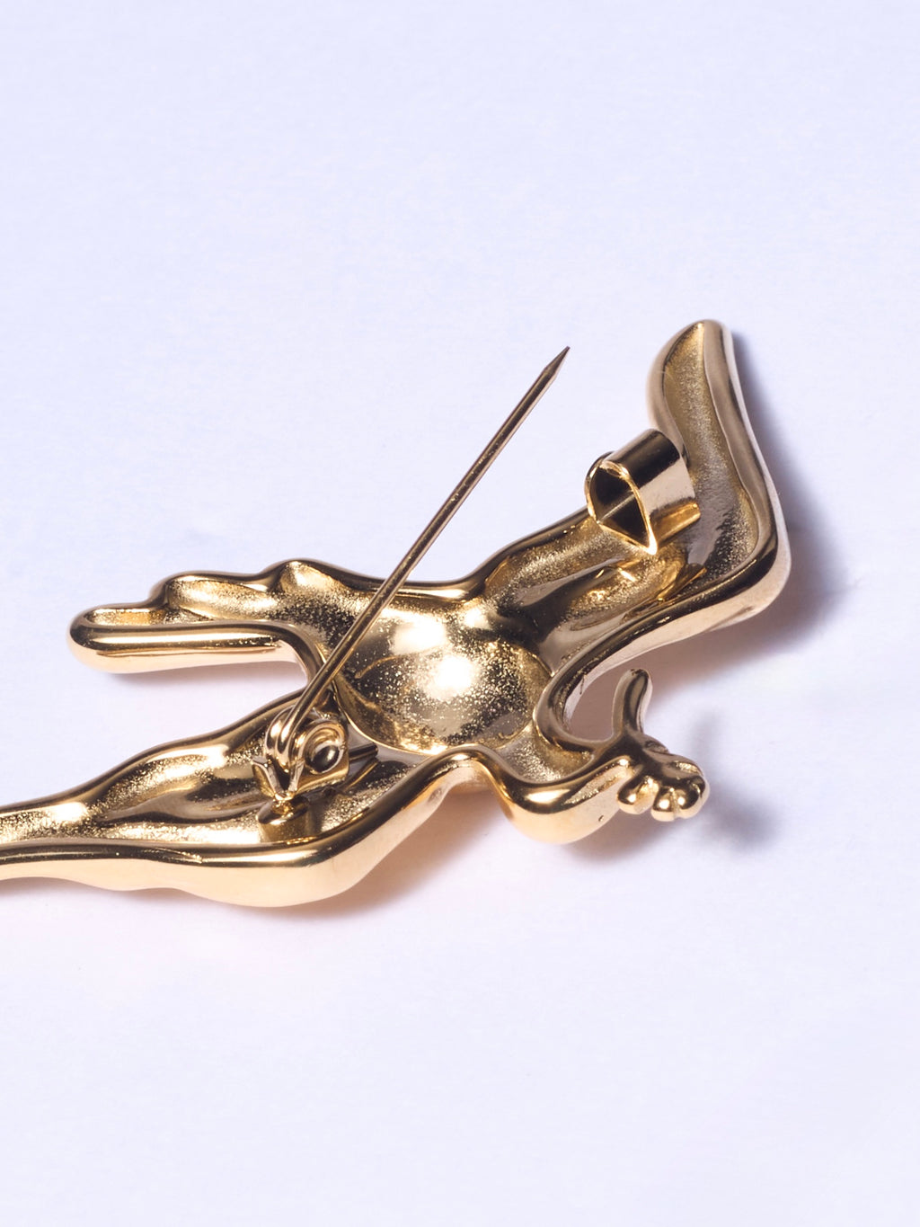 Golden Bird Statement Brooch