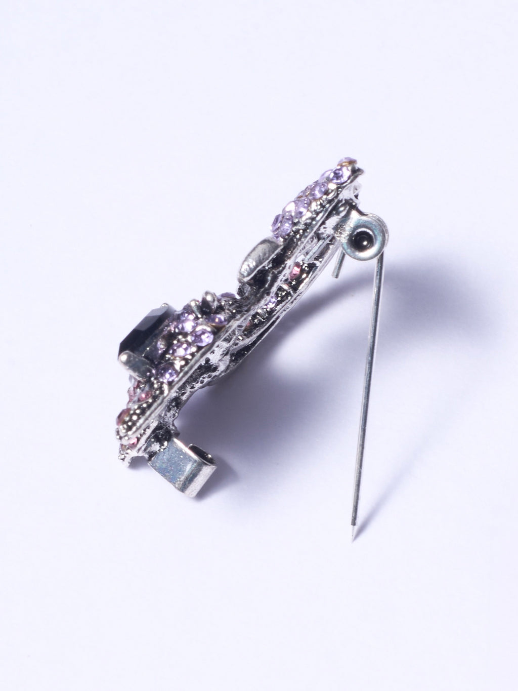 Jeweled Mini Cat Brooch