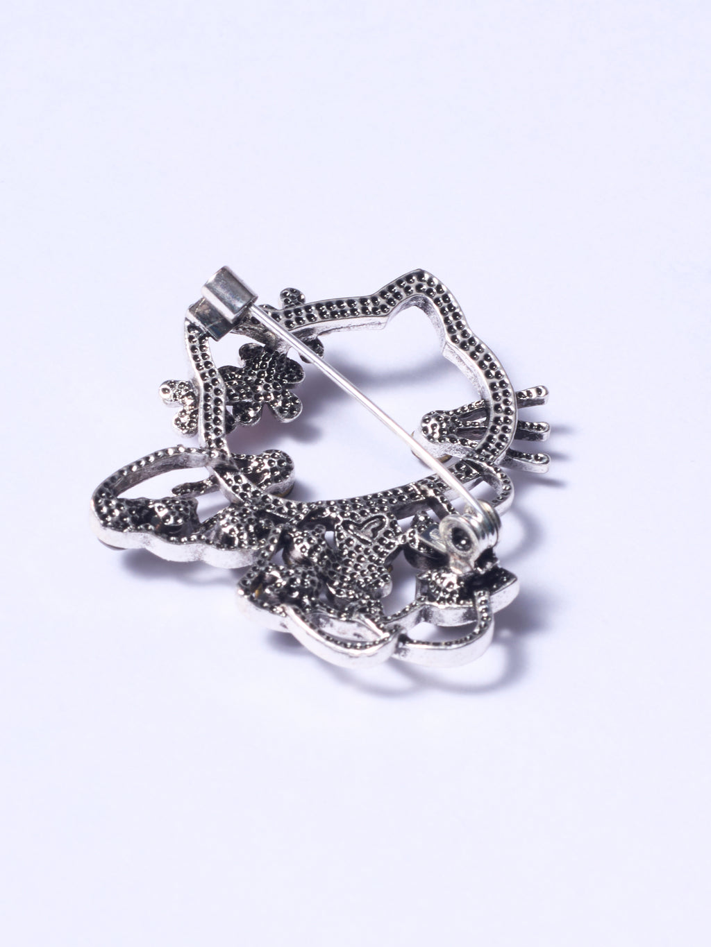 The Crystal Cat Statement Brooch